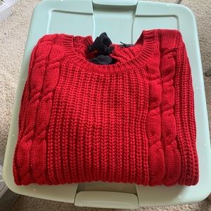 Torrid Sweater with a Black Bow in the Back